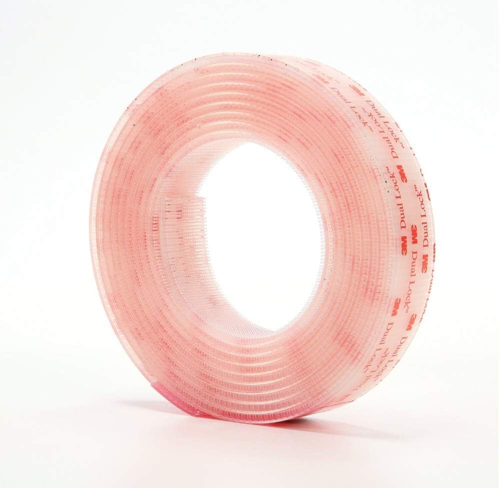 3M SJ3560/CLR1333 Scotch SJ3560 Dual Lock 250 Reclosable Fastener: 1" x 10 ft., Clear - Image 2